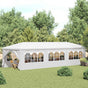 vidaXL Party Tent 3x9 m White