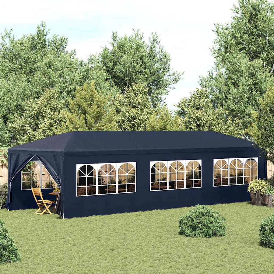Party Tent 3x9 m Blue