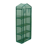 Greenhouse with 4 Shelves - Front View