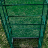 Greenhouse with 4 Shelves - Top-Down View