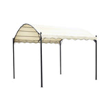 Gazebo Fabric Cream White - Front View