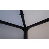 Canopies White 3 x 4 x 2.73 m Fabric - Top-Down View