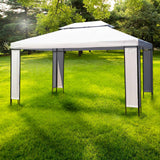 Canopies 3 x 4 x 2.73 m White Fabric