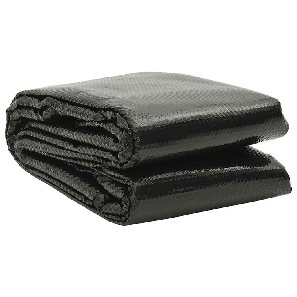 Floating Rectangular PE Solar Pool Film 6 x 4 m Black