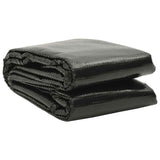 Floating Rectangular PE Solar Pool Film 6 x 4 m Black