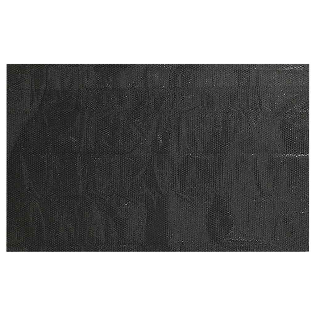 Floating Rectangular PE Solar Pool Film 6 x 4 m Black