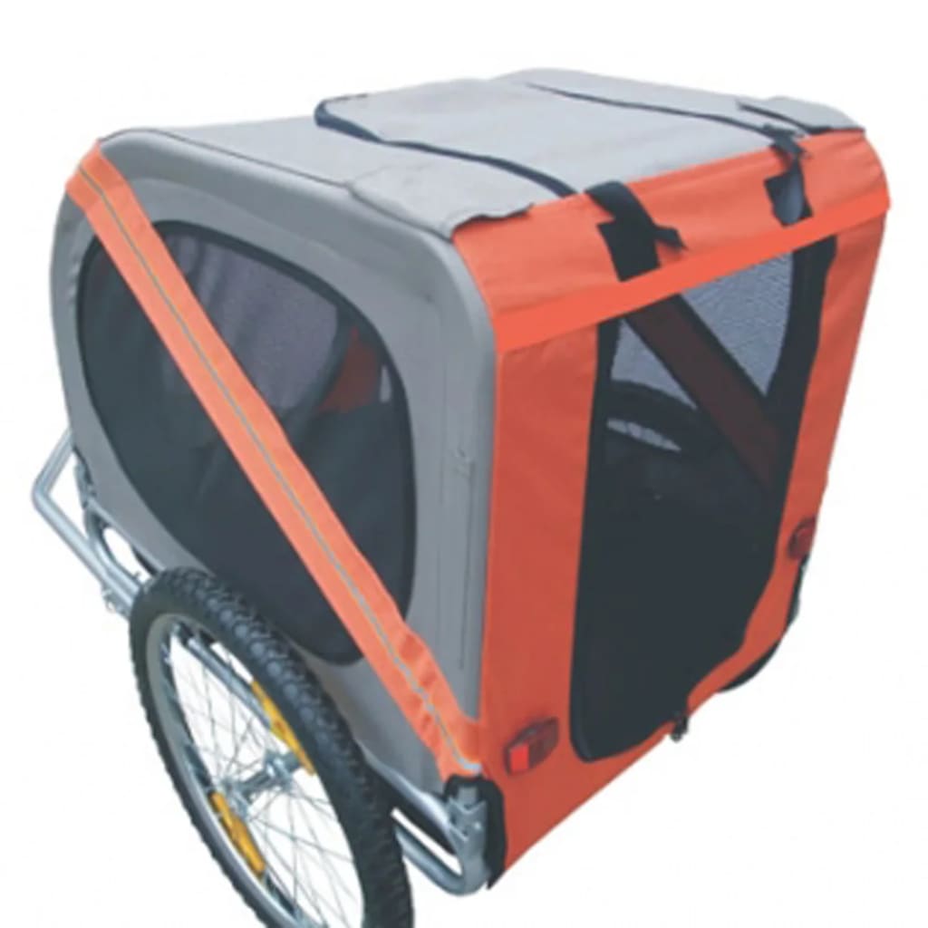 Dog Bike Trailer Orange