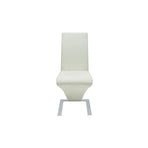 Dining Chairs 4 pcs White Faux Leather