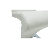 Dining Chairs 4 pcs White Faux Leather