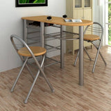 Kitchen / Breakfast Bar / Table and Chairs Set Wood - Rear View