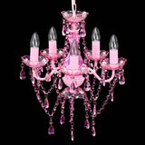 Crystal Light 5 Bulbs Pink - Side View