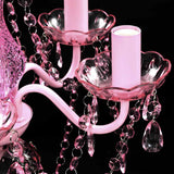 Crystal Light 5 Bulbs Pink - Rear View