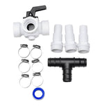 Solar Pool Heater 735 W Set of 5 - Top-Down View