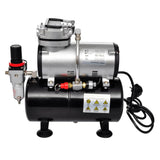 Airbrush compressor set with 3 pistols 310 x 150 x 310 mm - 45-Degree Angle