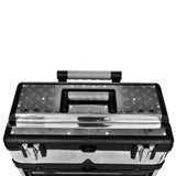 3-Part Rolling Tool Box with 2 Wheels - Front View