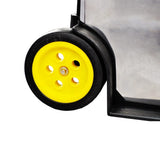 3-Part Rolling Tool Box with 2 Wheels - 45-Degree Angle