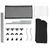 Laundry sorter with 4 bags black grey - Extra Image