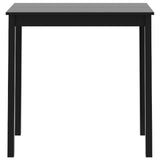 Bar Table MDF Black 115x55x107 cm