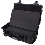 Wheel-equipped Tool/Equipment Case with Pick&Pluck Foam Inside