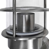 Patio Wall Light Stainless Steel Lamp - Top-Down View