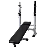 Fitness Workout Bench Straight Weight Bench - Top-Down View