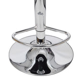 Bar Stools 2 pcs Black Faux Leather - Close-Up Angle