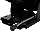 Tractor Seat with Suspension Black - 45-Degree Angle