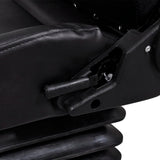 Tractor Seat with Suspension - Close-Up Angle