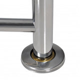 Stainless Steel Towel Rack 2 Tubes - Rear View