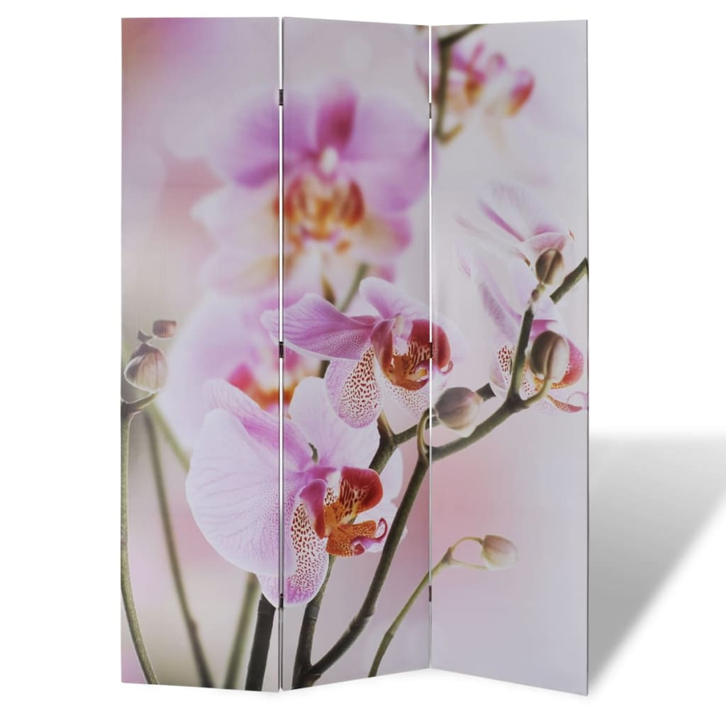 Folding Room Divider Print 120 x 170 Flower