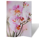 Folding Room Divider Print 120 x 170 Flower