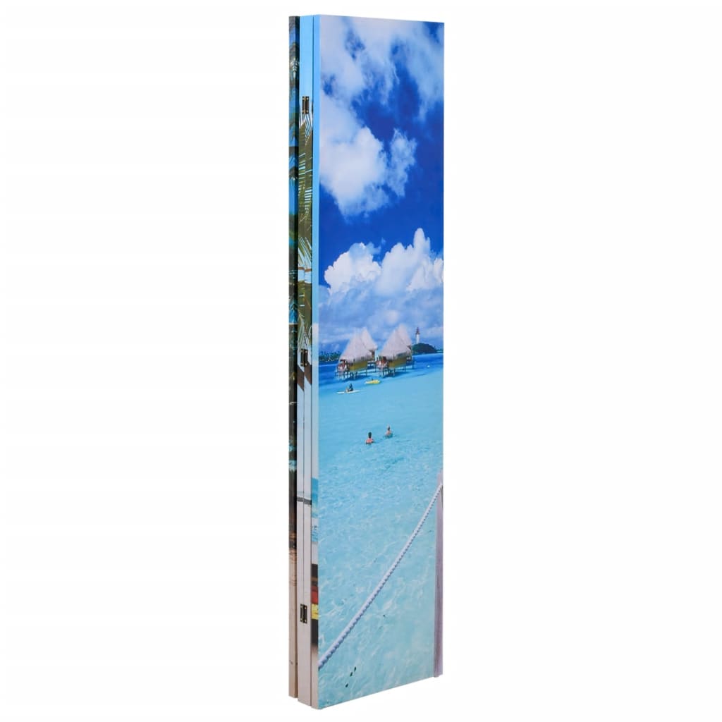 Folding Room Divider Print 160 x 170 Beach
