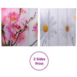 Folding Room Divider Print 160 x 170 Flower