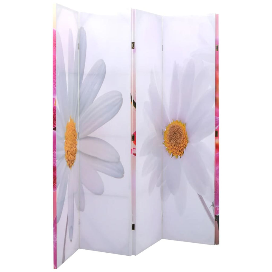 Folding Room Divider 200x170 cm Flower