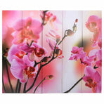 Folding Room Divider 200x170 cm Flower