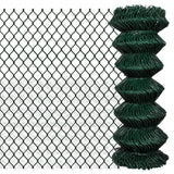 Chain Link Fence Steel 1x25 m Green