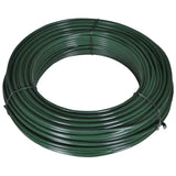 Fence Span Wire 80 m 2.1/3.1 mm Steel Green - Front View