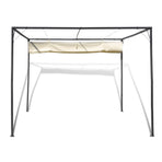 Garden Gazebo with Retractable Roof Canopy