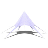 Gazebo Hexagon Star Garden Pavilion 12m - Front View