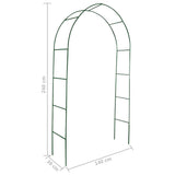 Garden Arch 2 pcs Climbing Plants - Rear View