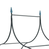 Garden Arch Spike Design Climbing Plants Dark Green