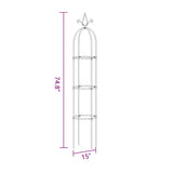 Garden Arch Tower 2 pcs