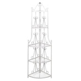 Corner Plant Rack White