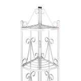 Corner Plant Rack White