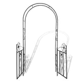 Garden Arch Door - Top-Down View