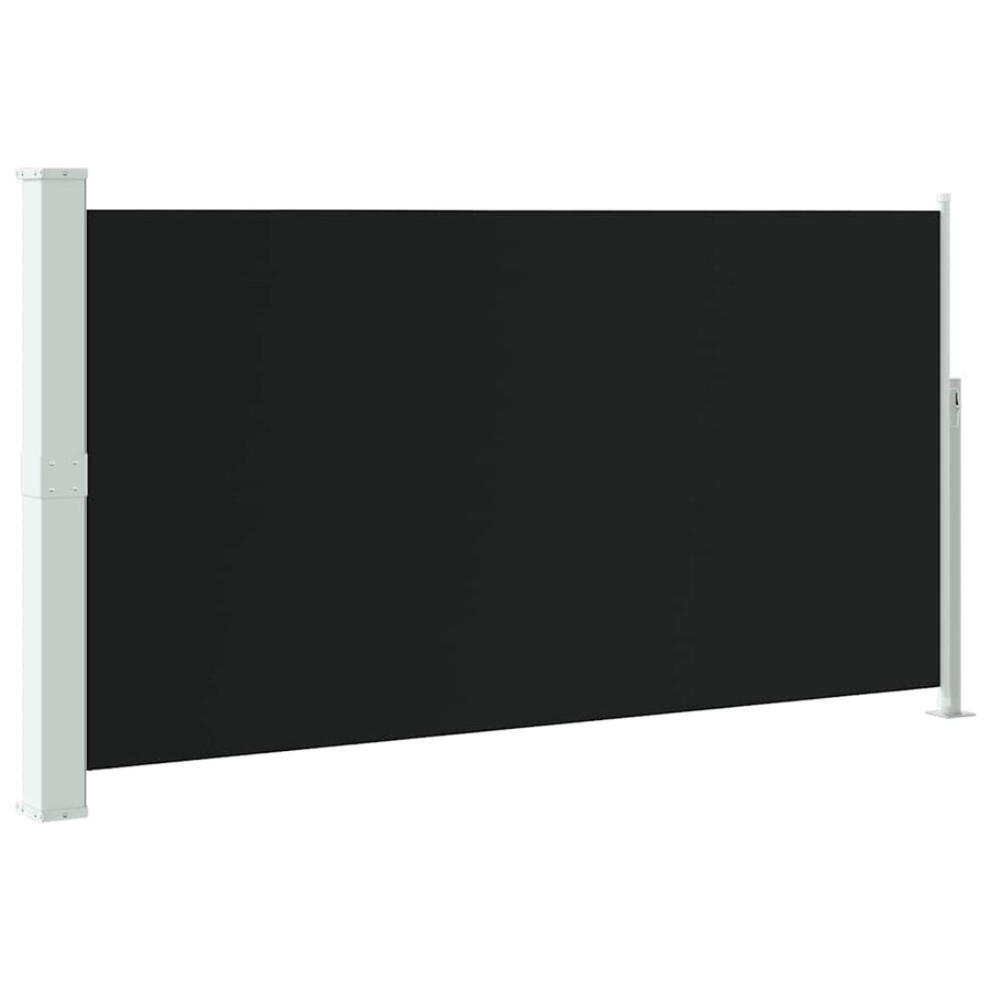 Patio Terrace Side awning 160 x 300 cm Black