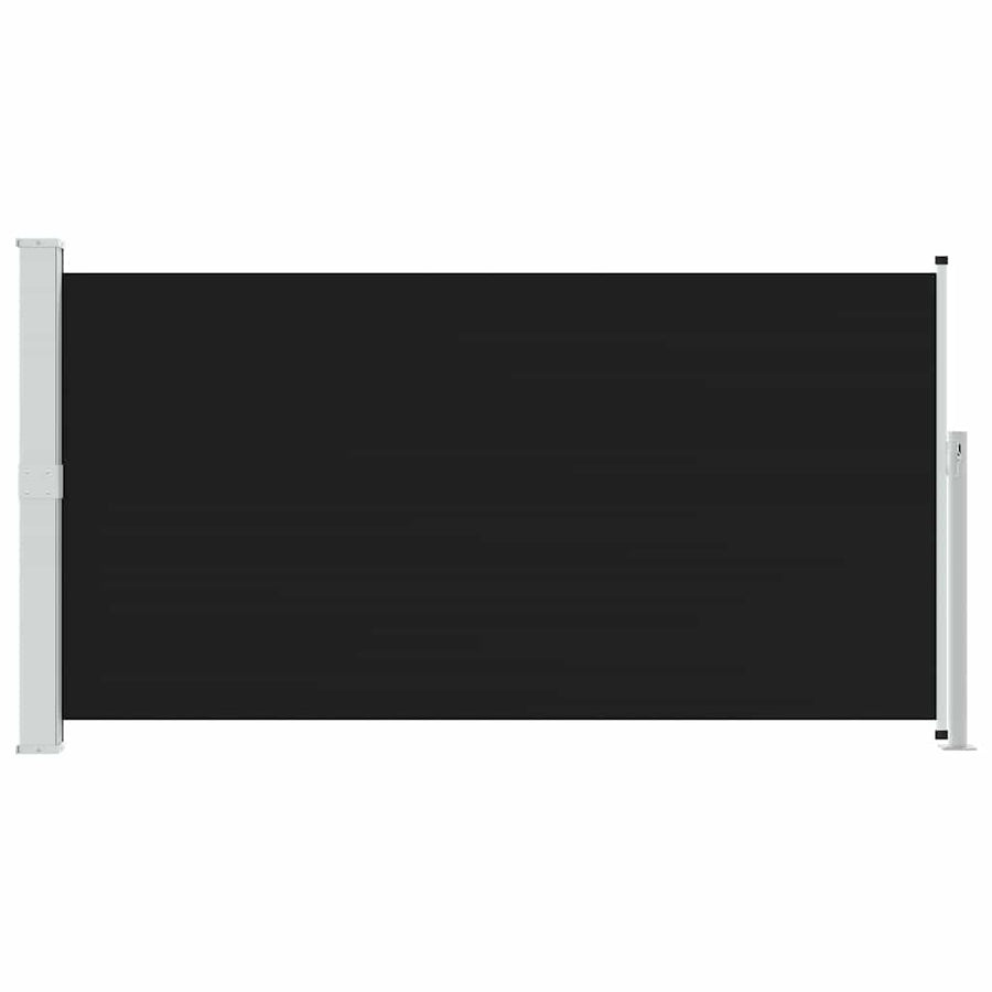 Patio Terrace Side awning 160 x 300 cm Black