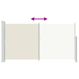 Patio Terrace Side awning 160 x 300 cm Cream Colour