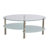 Coffee Table with Exclusive Design White - Front View