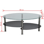 Coffee Table with Exclusive Design Black